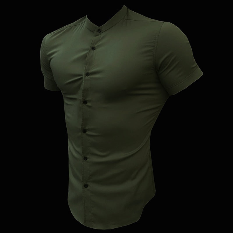 Slim Fit Men's Social Business Button Down Shirts
