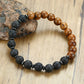 Lava Wood Beaded Bracelets