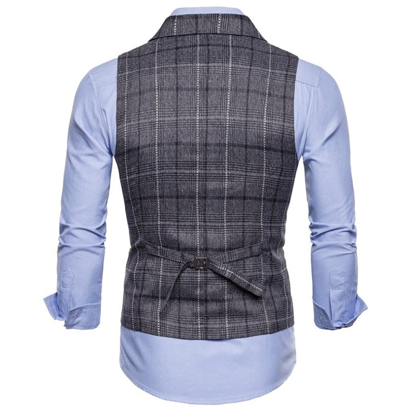 Men's Casual Business Vests/Lattice Waistcoat