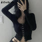 Gothic Women's Long Sleeve "Punk Style" Shirt