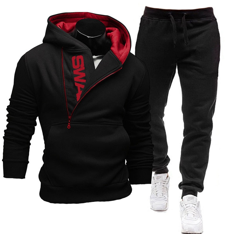 Men's Premium Casual Tracksuit Set - Sweatshirt & Sweatpants Combo