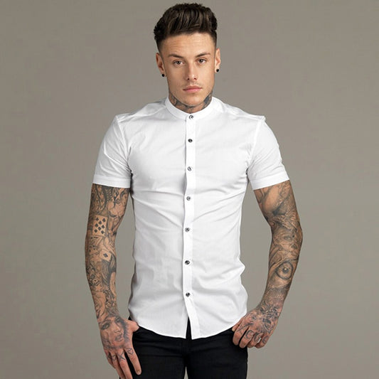 Slim Fit Men's Social Business Button Down Shirts