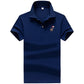 Men's short-sleeved casual business polo shirt