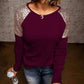 Long Sleeve Women's Casual Loose T-shirt Lady Streetwear
