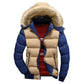 Men's Winter Warm Thick Parkas - Fur Collar Hooded Windbreak Jacket