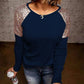 Long Sleeve Women's Casual Loose T-shirt Lady Streetwear