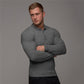 Breathable Men's Cotton Long Sleeve Polo shirt