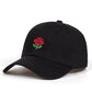 RealSpillClothingCompany© Rose Embroidered Cotton Dad Hat - Unisex Snapback