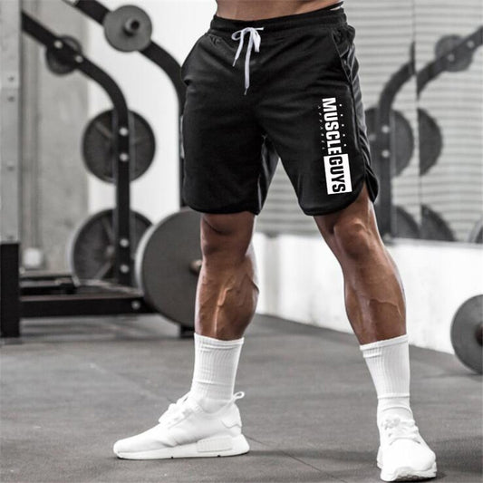 Men's workout shorts and fitness trunks