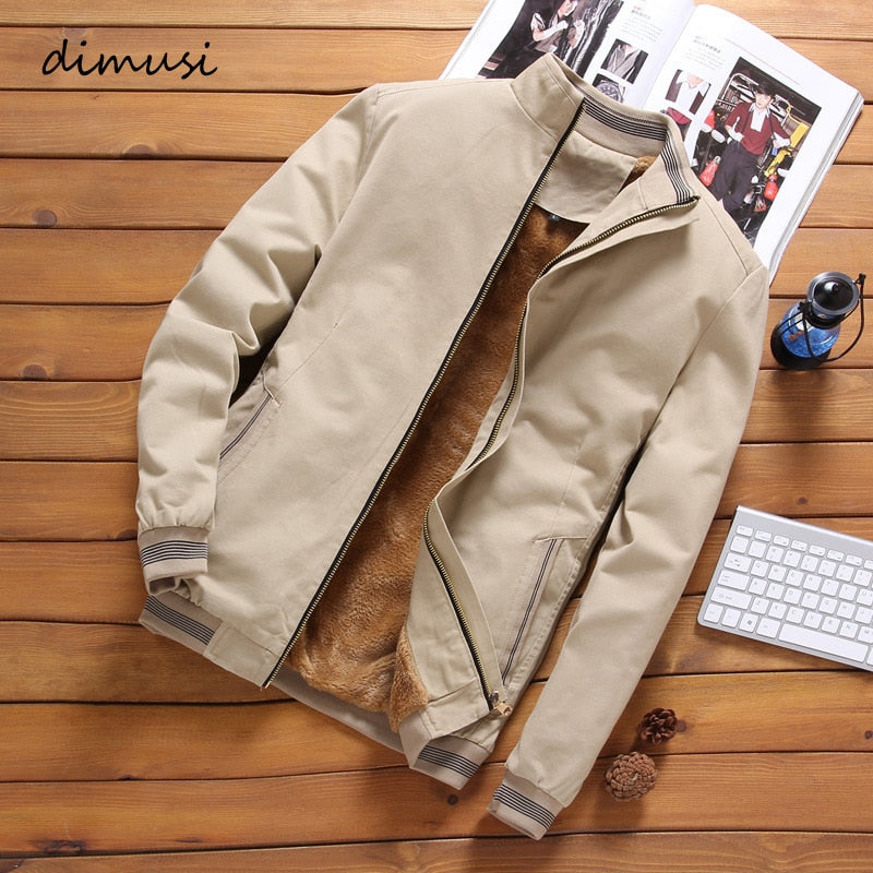 Men's Premium Winter Bomber Jacket - Fleece Lined Windbreaker