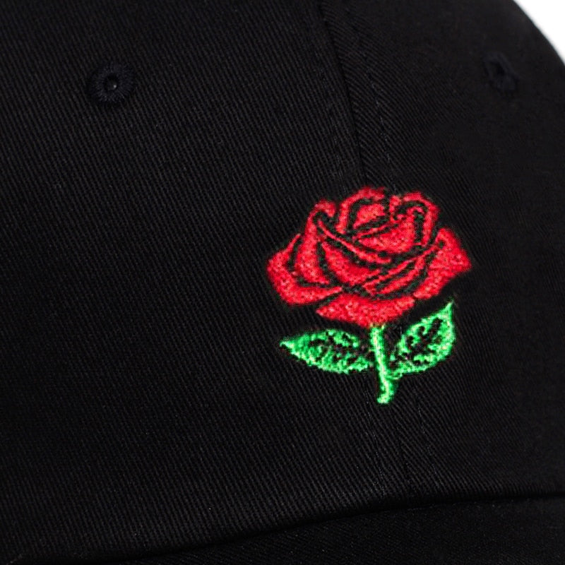 RealSpillClothingCompany© Rose Embroidered Cotton Dad Hat - Unisex Snapback