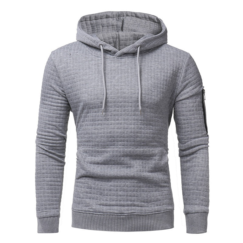 Men's Premium Zipper Hoodie Sweatshirt - Casual Pullover with Hood
