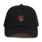 RealSpillClothingCompany© Rose Embroidered Cotton Dad Hat - Unisex Snapback