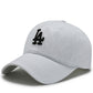 "LA" Embroidered Unisex Visor Hat Outdoor Baseball Cap