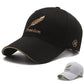 "Freedom Feather" Embroidered Cotton Snapback - Unisex Baseball Cap