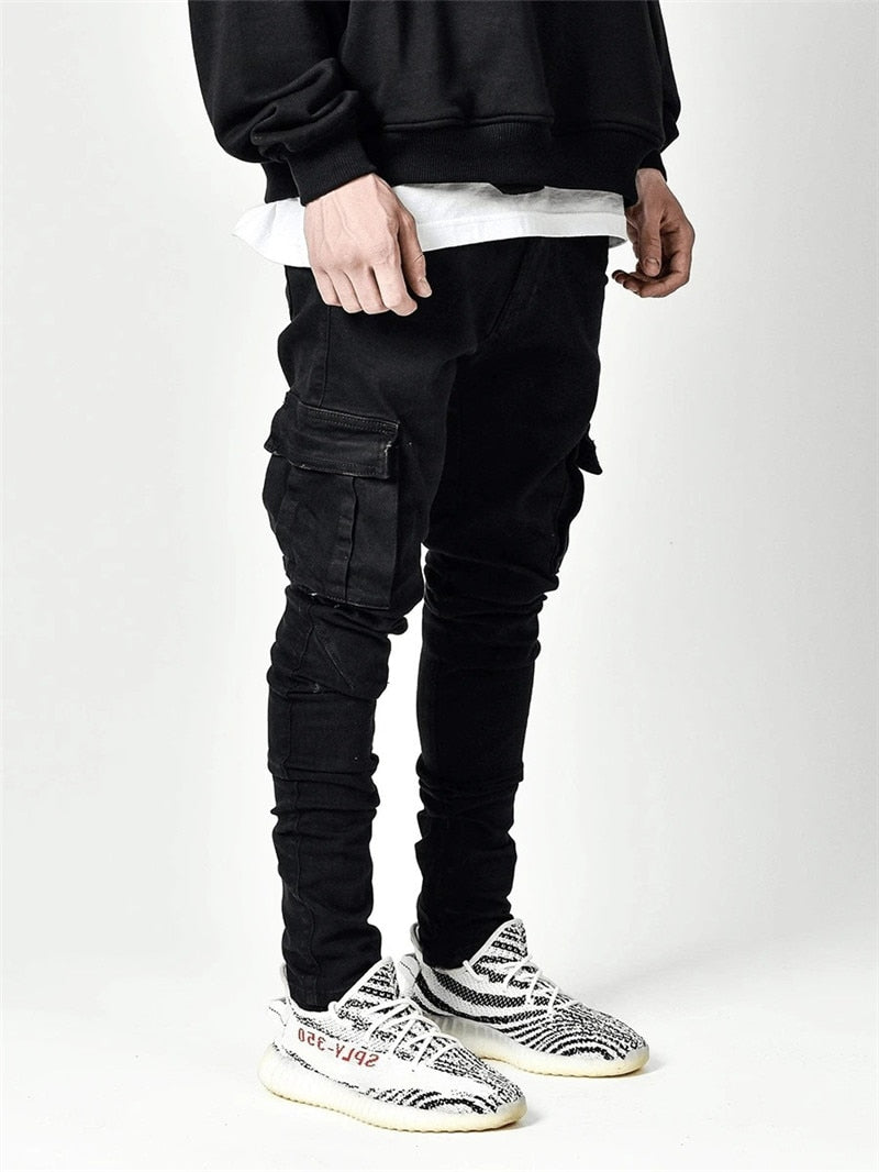 Pocket Pencil Pants Denim Skinny Jeans