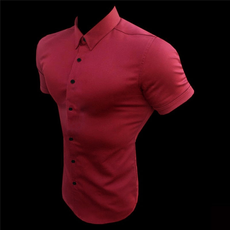 Slim Fit Men's Social Business Button Down Shirts