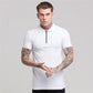 Men's Premium Cotton Polo Shirt - Slim Fit Breathable Golf Shirt