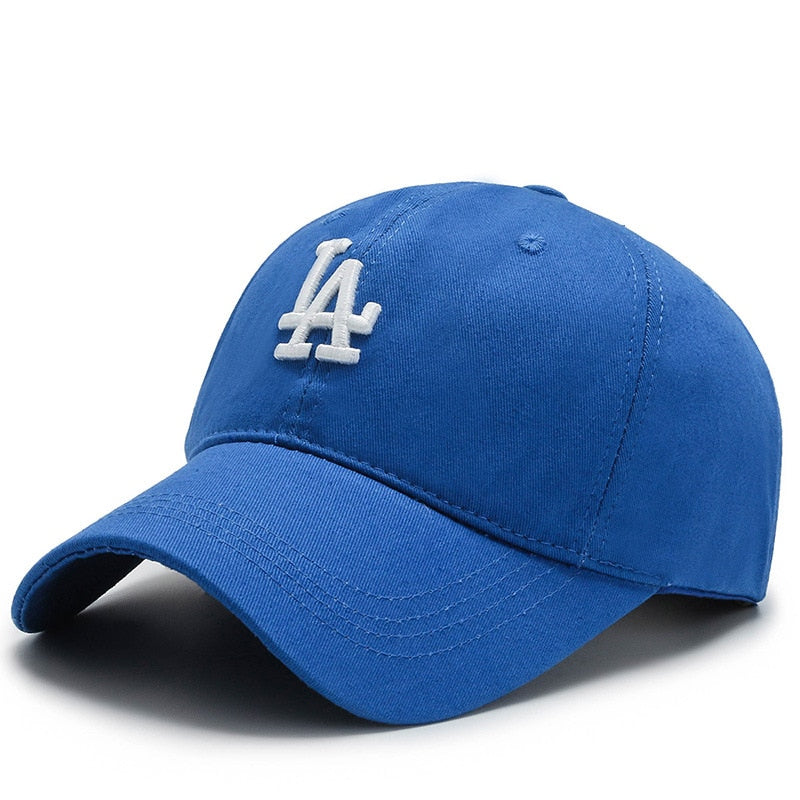 "LA" Embroidered Unisex Visor Hat Outdoor Baseball Cap