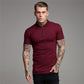 Men's Premium Cotton Polo Shirt - Slim Fit Breathable Golf Shirt