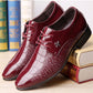 Italian Oxford Wedding Shoes - Luxury Patent Leather Dress Shoes