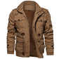 Men's Winter Army Pilot Air Force Cargo Jacket