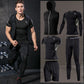 Men's running sets Gym Tight Sport Clothing Basketball Training Tracksuit