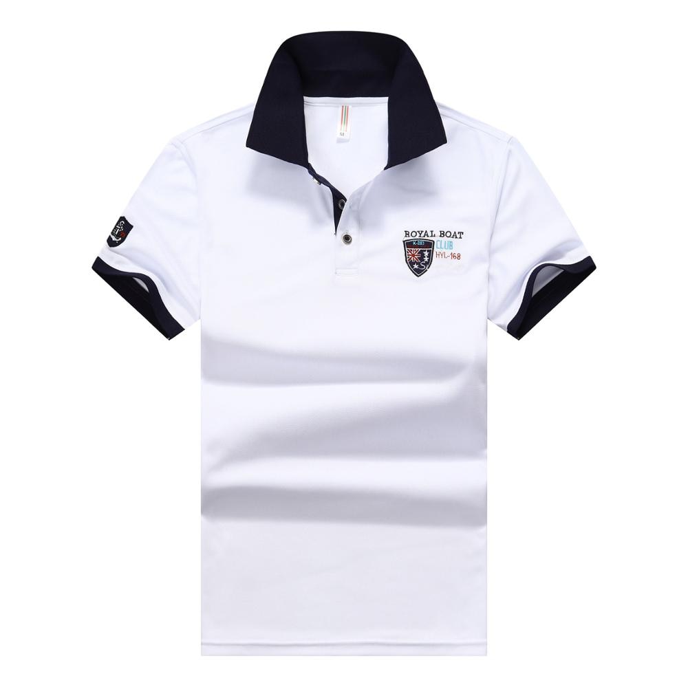 Men's short-sleeved casual business polo shirt