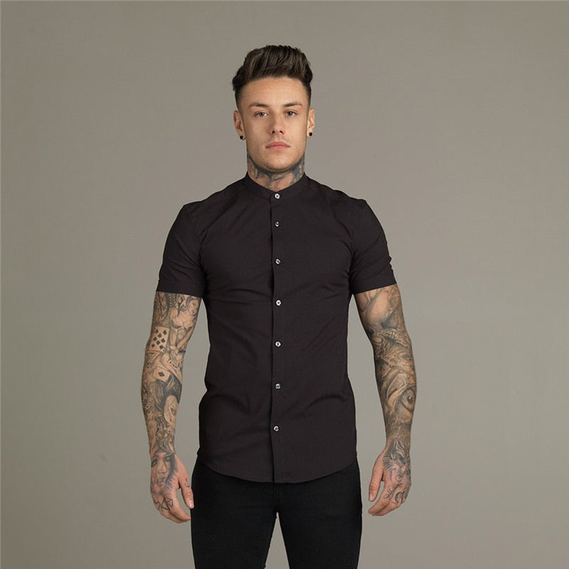 Slim Fit Men's Social Business Button Down Shirts