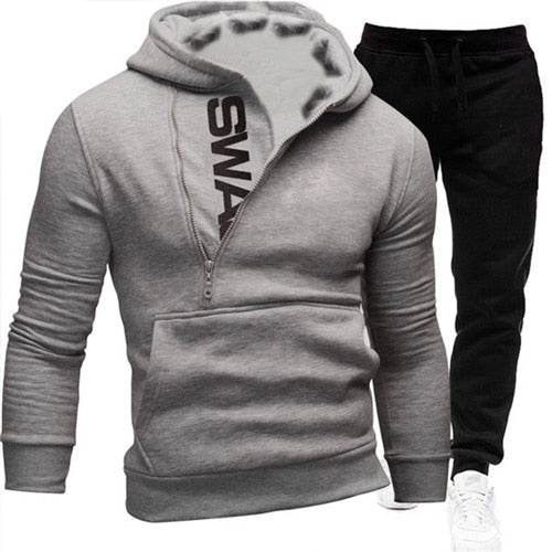 Men's Premium Casual Tracksuit Set - Sweatshirt & Sweatpants Combo