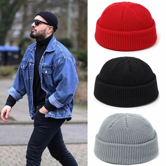 Unisex Winter Knitted Beanie Skullcap