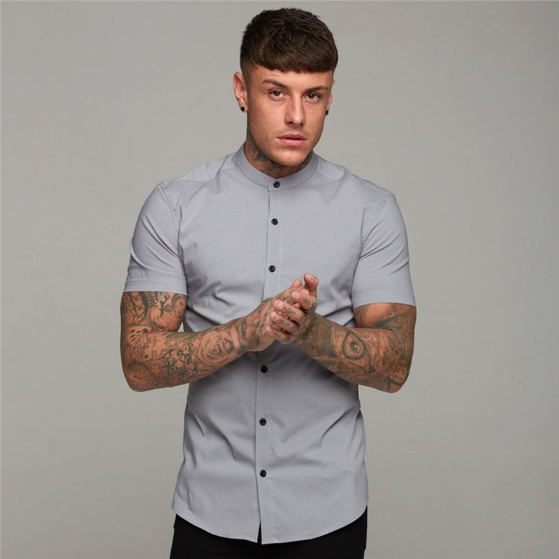 Slim Fit Men's Social Business Button Down Shirts