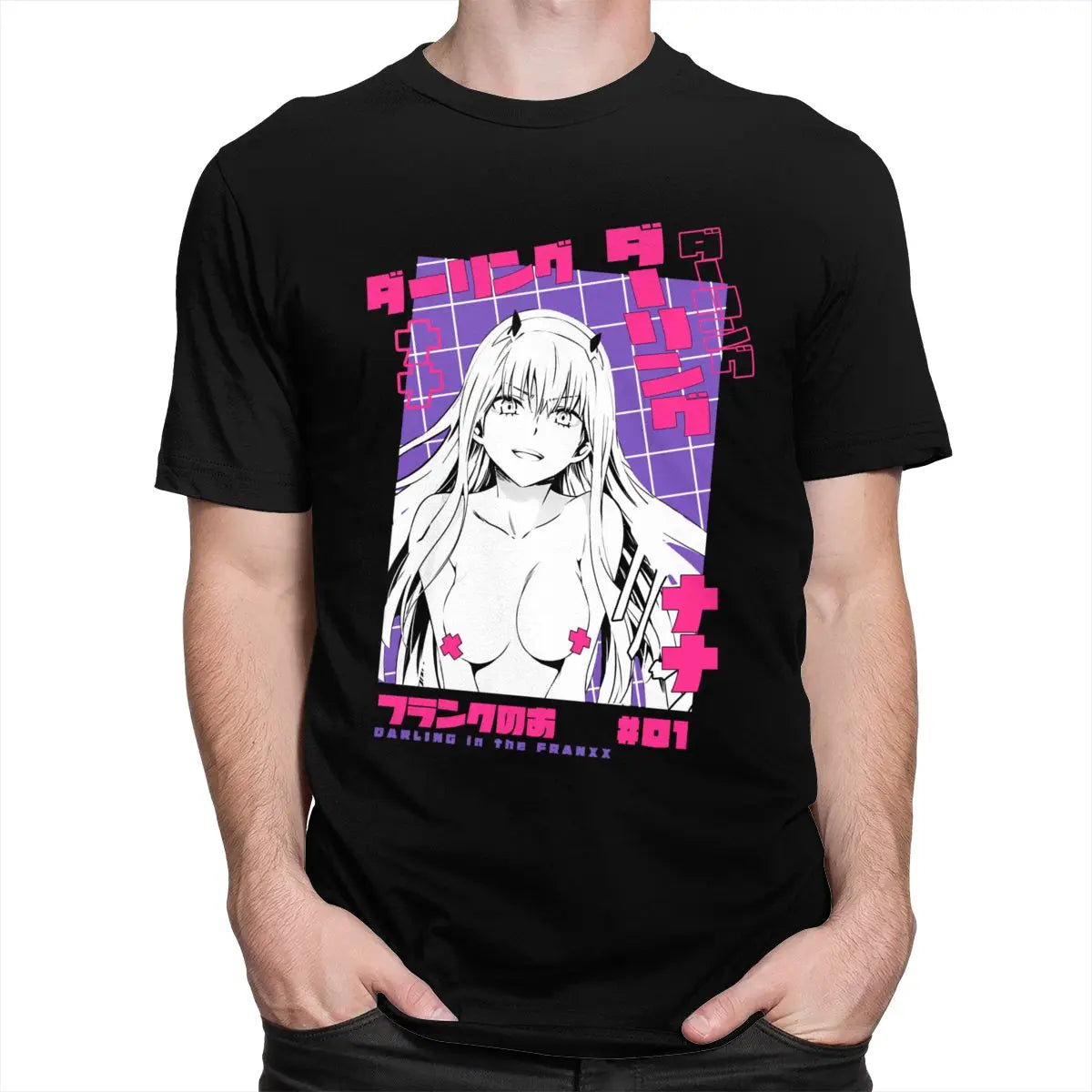 Men's Anime "Manga Zero Two" T-shirt