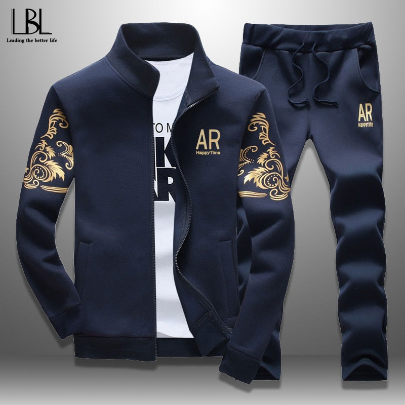 Spring Tracksuits Men's Sporting Gym Set