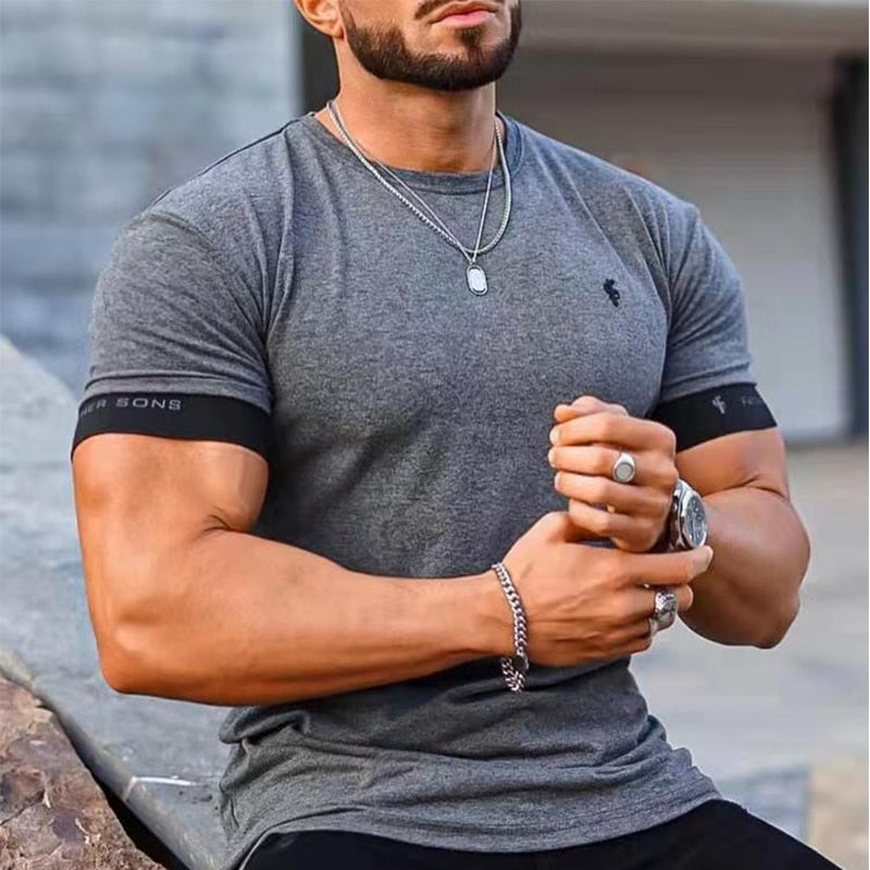 Men's Performance Jogging T-Shirt - Breathable Athletic Tee
