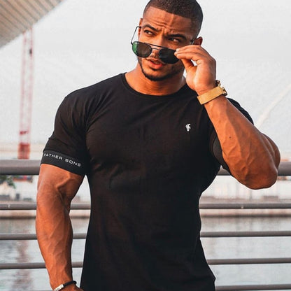 Men's Performance Jogging T-Shirt - Breathable Athletic Tee