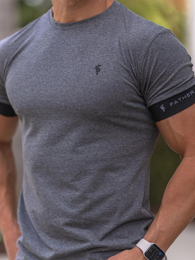 Men's Performance Jogging T-Shirt - Breathable Athletic Tee