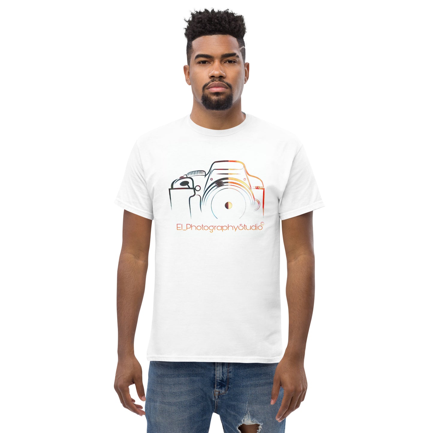 Men's Premium Cotton Photography Studio Branded T-Shirt